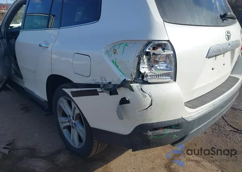 2013 Toyota Highlander Limited V6 from USA, damaged, VIN 5TDDK3EH7DS212599